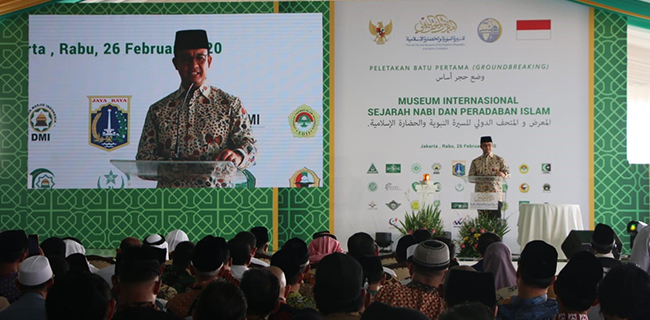 Anies Baswedan Bersyukur Jakarta Akan Menjadi Tuan Rumah Museum Rasulullah