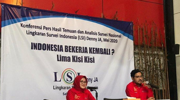 Survei LSI Denny JA Sebut Indonesia Bisa Kerja Di Luar Rumah pada Juni 2020