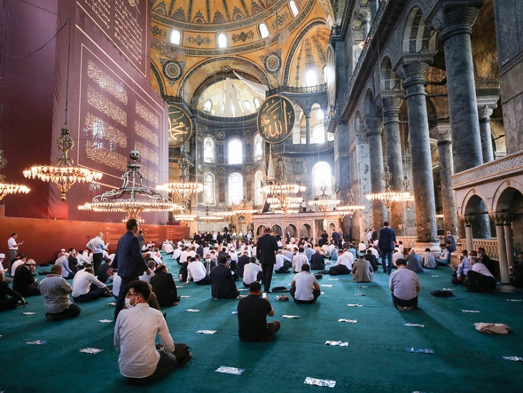 Hagia Sophia as a Mosque