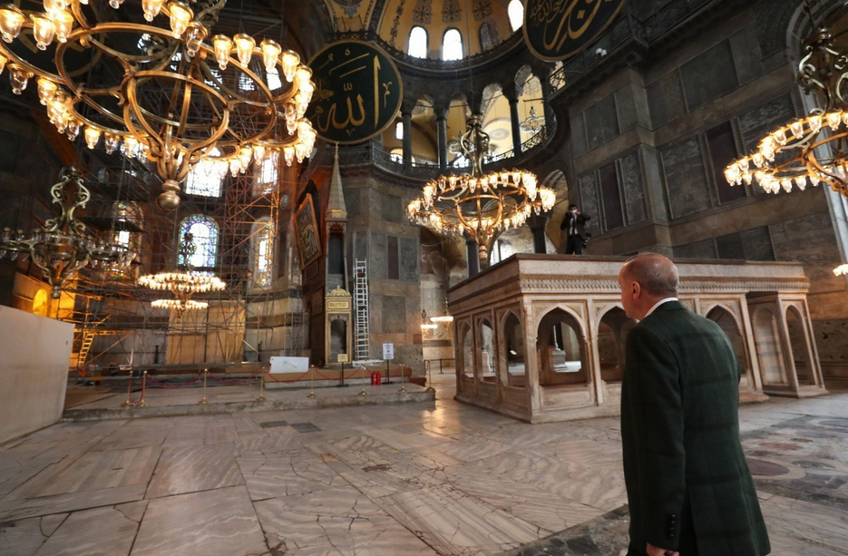 Hagia Sophia Gelar Shalat Jumat Perdana Setelah 86 Tahun Berstatus Museum