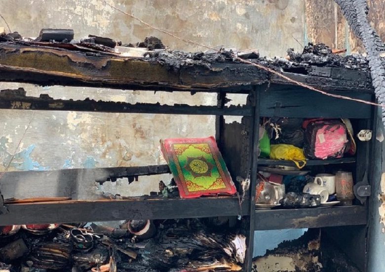 Kebakaran Rumah Asrama Surabaya Al-Qur'an Utuh