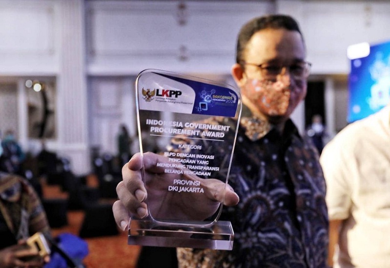 Anies Jakarta Penghargaan LKPP