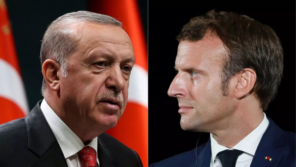 Erdogan Macron Muslim France