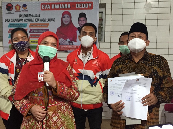 Paslon PDIP Bandar Lampung Didiskualifikasi