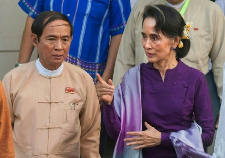 Militer Tahan Aung San Suu Kyi Win Myint