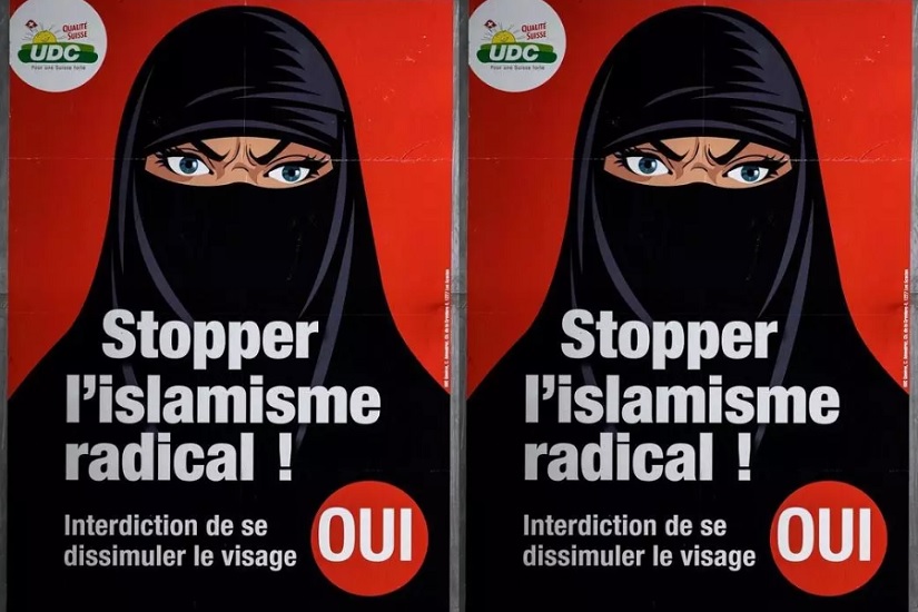 Swiss ban full face veils in public places