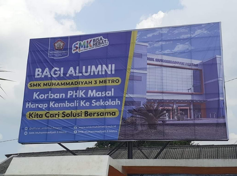 SMK Muhammadiyah 3 Metro Ajak Alumni Korban PHK Cari Solusi Bersama