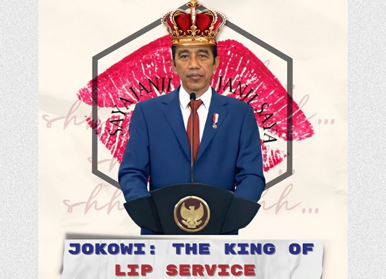 BEM UI Jokowi The King of Lip Service