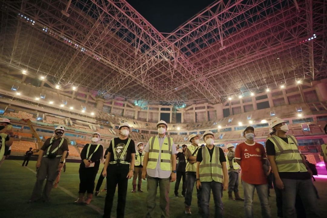 Adzan Berkumandang di Jakarta International Stadium untuk Pertama Kali