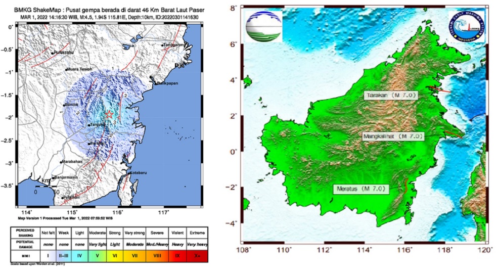 Gempa Paser Kalimantan