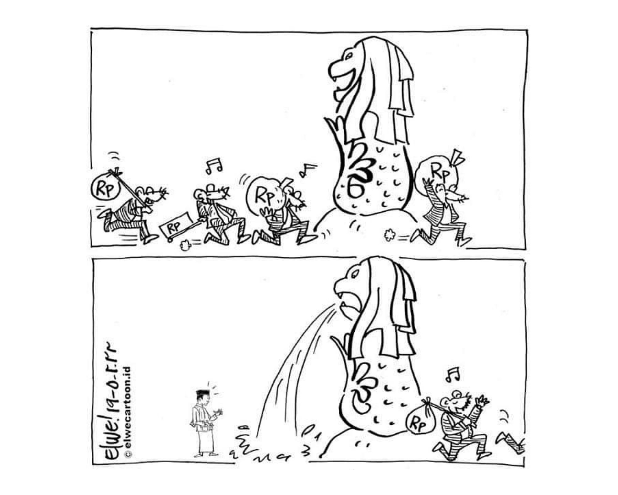 Unggah Karikatur Patung Singa dan Tikus Berdasi, UAS: Kena Ruqyah