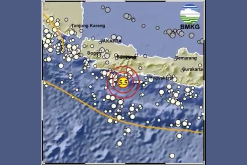 Gempa Pangandaran Jawa Barat