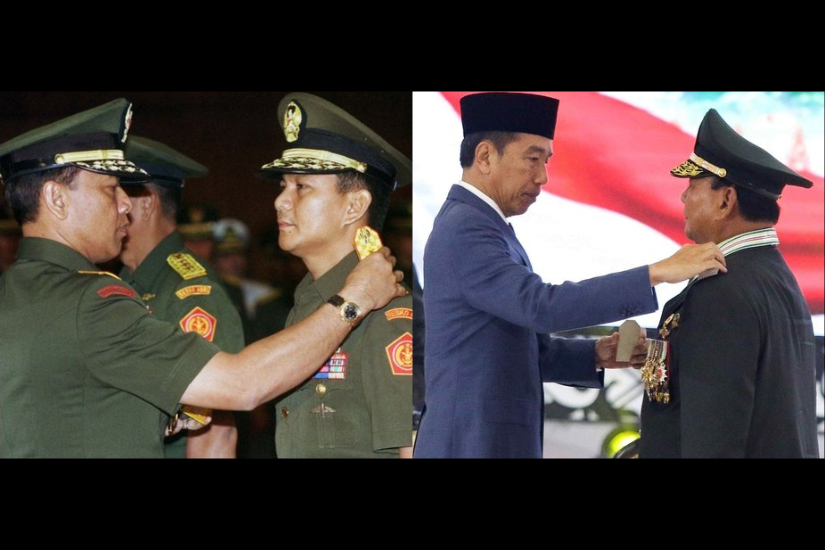 Bintang Prabowo Wiranto Jokowi