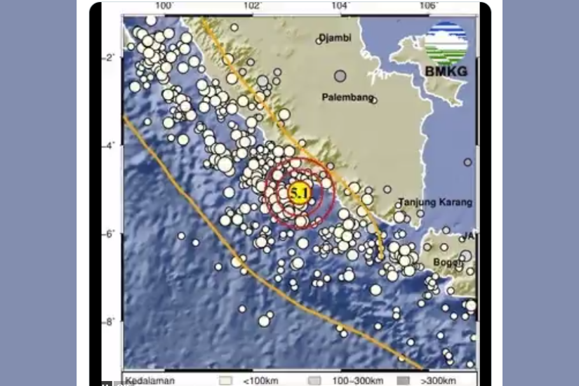 Gempa Bengkulu Lampung Barat