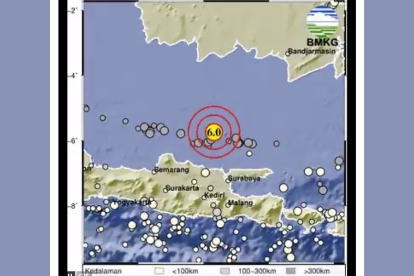Gempa Tuban Jawa Timur